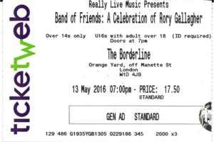 BAND OF FRIENDS TICKET